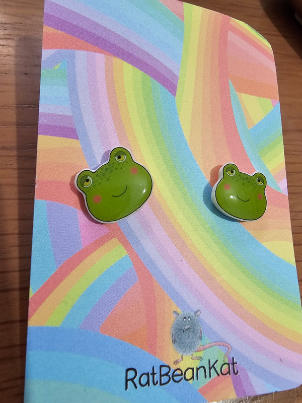 Little Frog earrings