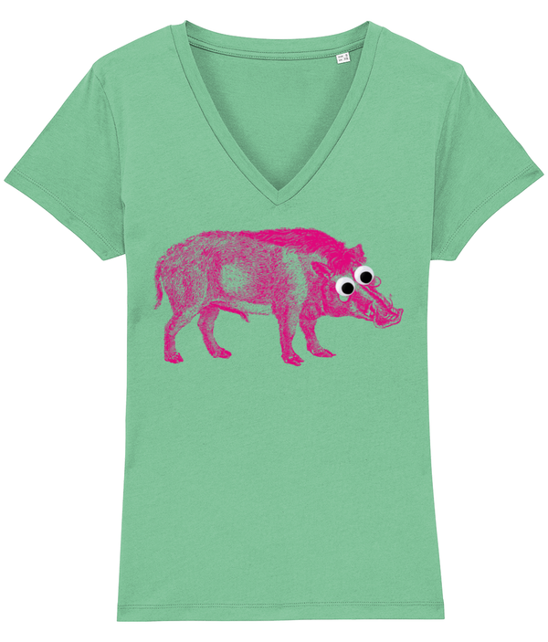 T-shirt - TEGAN V - Googleyhog