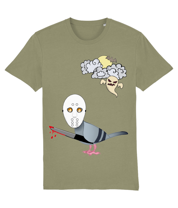LGP Unisex T-shirt Halloween Friday 13th pigeon