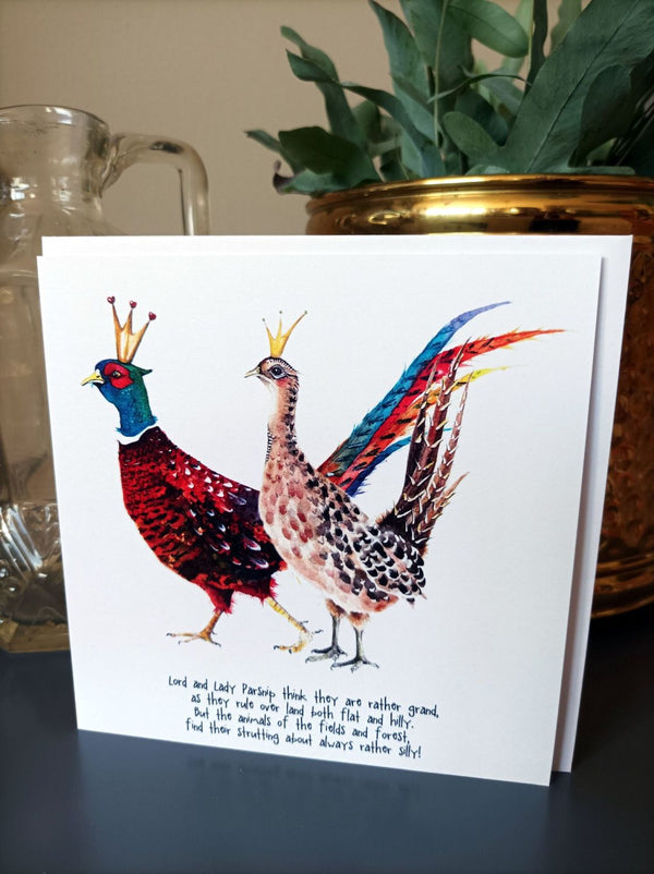 Lord and Lady Parsnip - Greeting Card by Look what Debbie Did