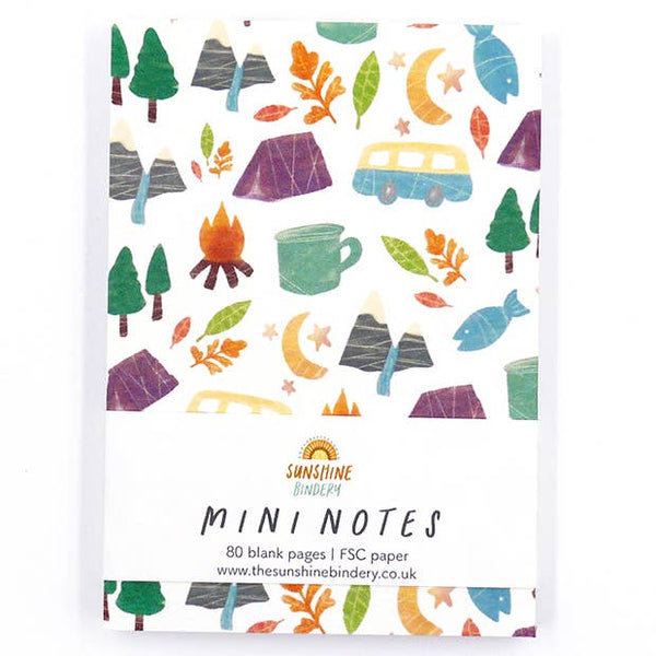 The Sunshine Bindery - Mini Notes A7 Camping Notepad