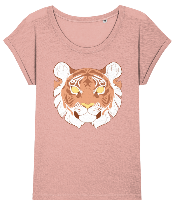 W.A.R. Ladies Lightweight Tee - Golden tiger OFFER! (usual price £26.00)