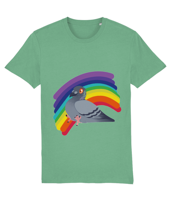 Harold in the Rainbow - Ethical vegan cotton t-shirt