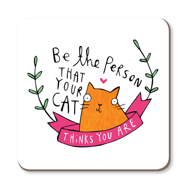 Whale & Bird - Be The Person Coaster