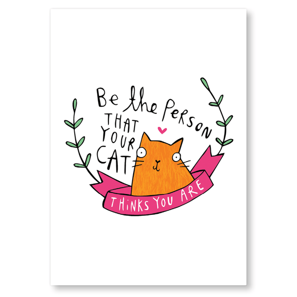 Whale & Bird - Be The Person Postcard