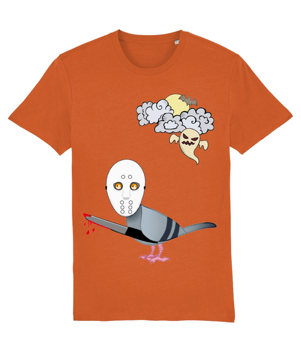 LGP Unisex T-shirt Halloween Friday 13th pigeon