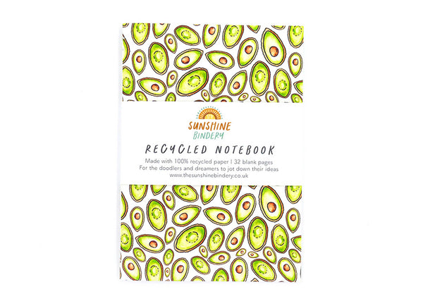 The Sunshine Bindery - Avocado Recycled A5 Notebook