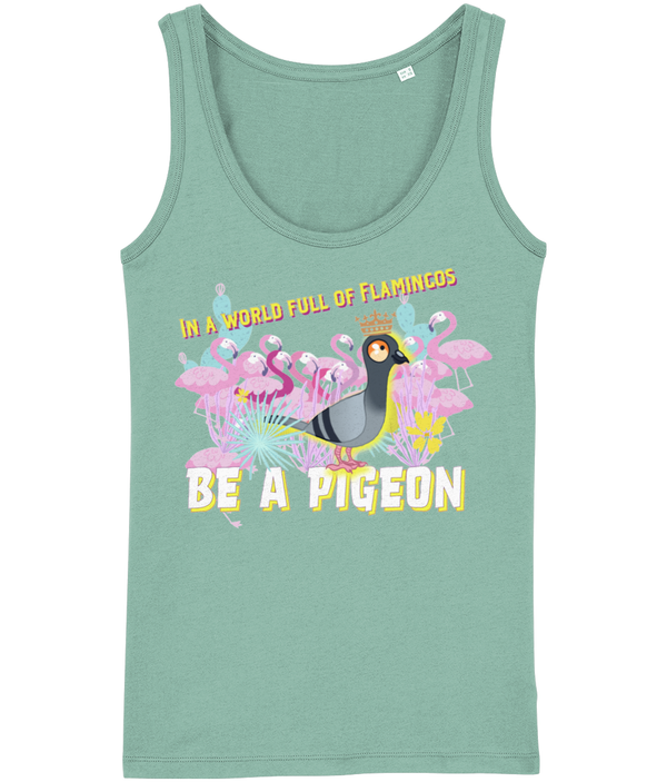 Vest Top (ladies) 'Be a Pigeon'