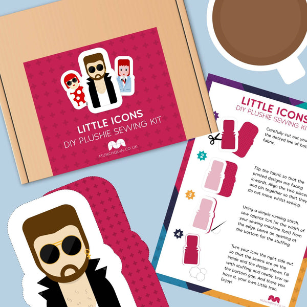 Munchquin - DIY plushie sew kit - George Michael - Little Icons