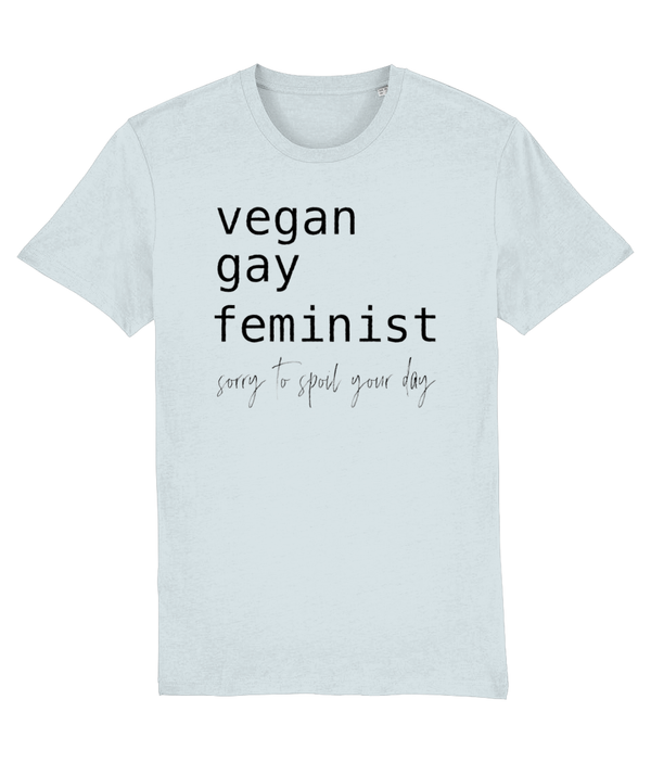 T-shirt Vegan Gay Feminist