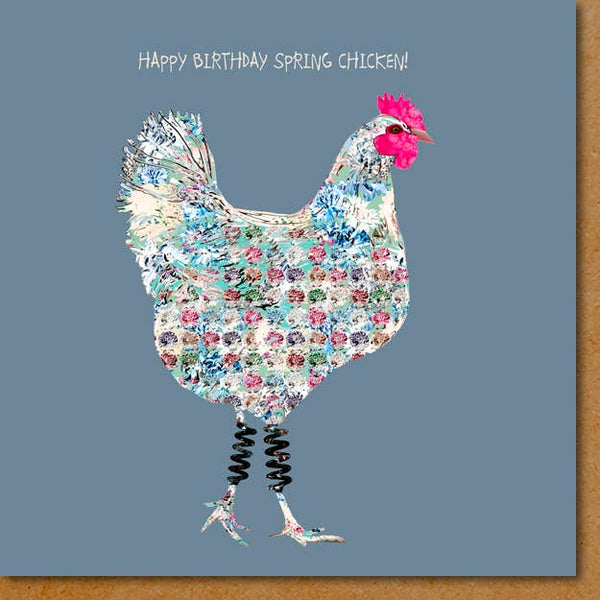 Sally Scaffardi Design - Spring Chicken Birthday Card
