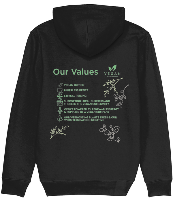 premium hoodie - COST PRICE - lesser and co front and rear print