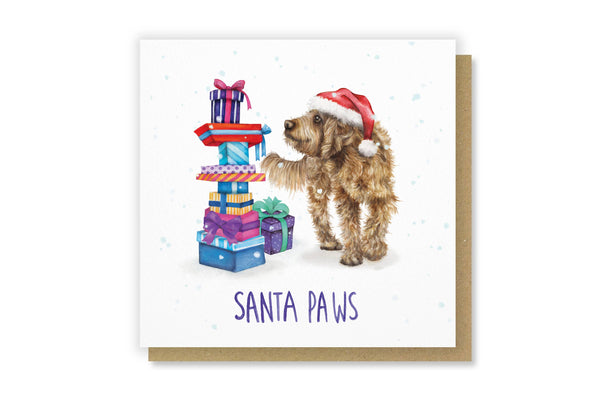 Citrus Bunn - Santa Paws Funny Christmas Dog Card
