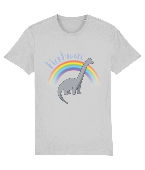 Herbivore Adults Tee - blue text