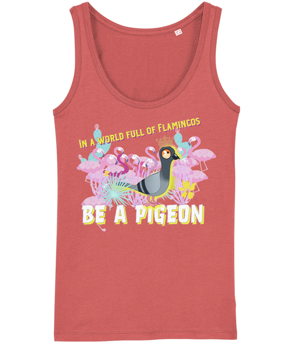 Vest Top (ladies) 'Be a Pigeon'