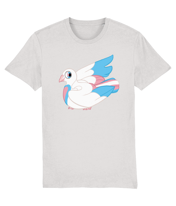 T-shirt - Trans Flag Pigeon