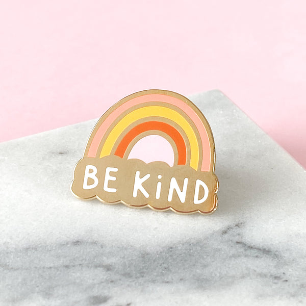 Be Kind Enamel Pin - by Sarah Frances