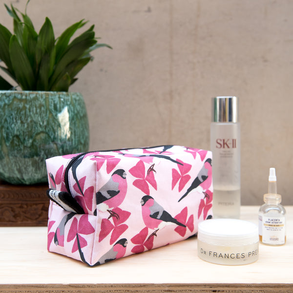 Wash Bag - Bullfinch Print