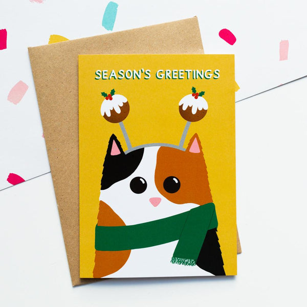 Seasons Greetings - Jeff and the Squirrel Christmas card