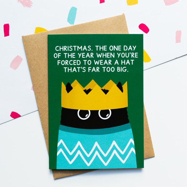 Party Hat - Jeff and the Squirrel Christmas card