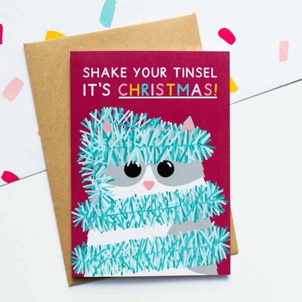 Shake your Tinsel- Jeff and the Squirrel Christmas card