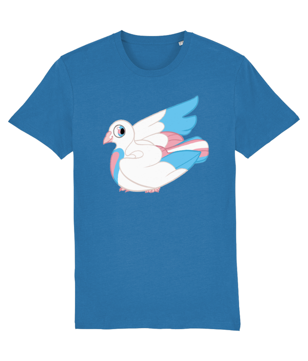 T-shirt - Trans Flag Pigeon