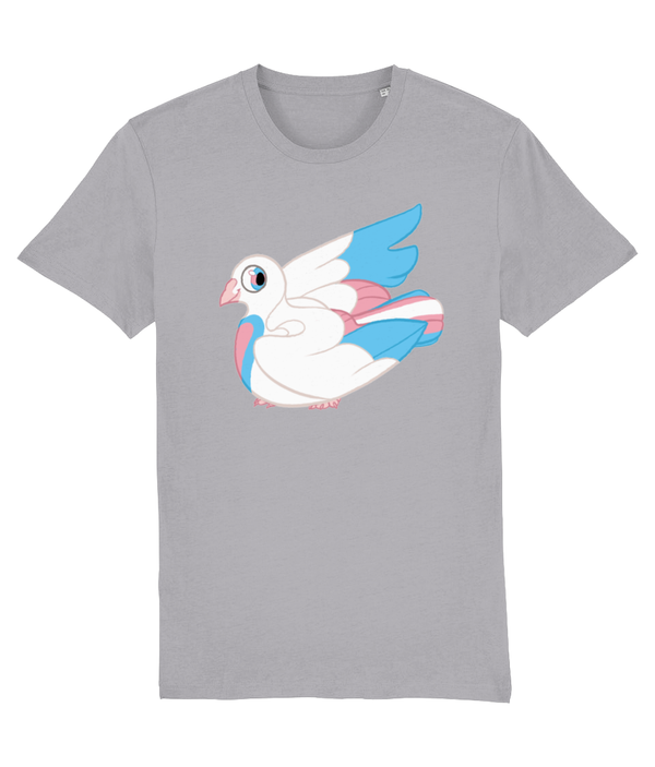 T-shirt - Trans Flag Pigeon