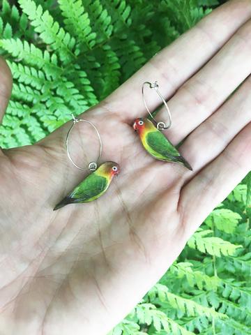 Love bird earrings - Fen and Co