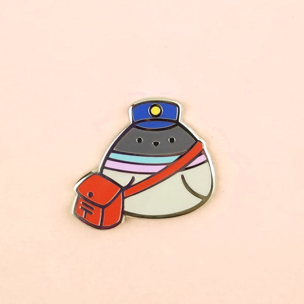 Little Postman Poe pin badge - Flea Circus
