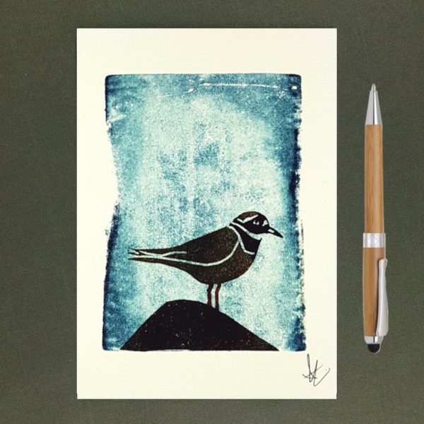 Ringed plover Recycled Notebook