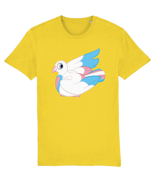 T-shirt - Trans Flag Pigeon