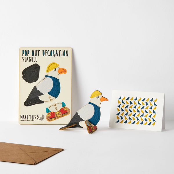 The Pop Out Card Company - Pop Out Seagull Greeting Card