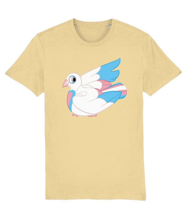 T-shirt - Trans Flag Pigeon