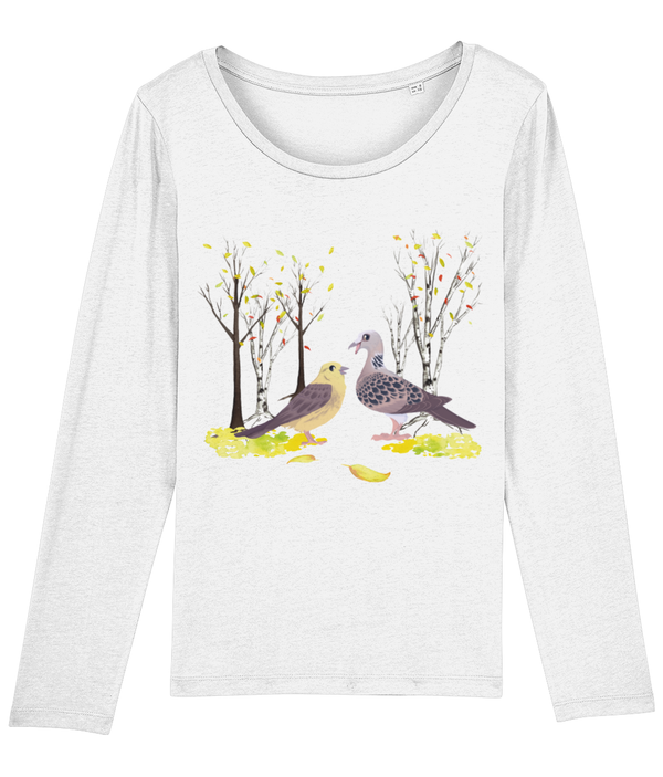 LGP Ladies Long sleeve Autumn birds t-shirt