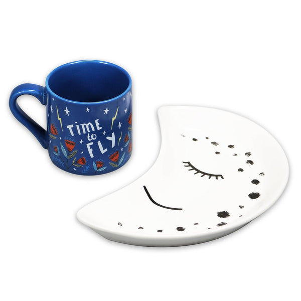 Nordic Mug and Plate Set Boxed - Bonbi Forest (Time to fly)