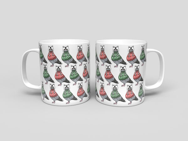 Christmas Pige Mugs