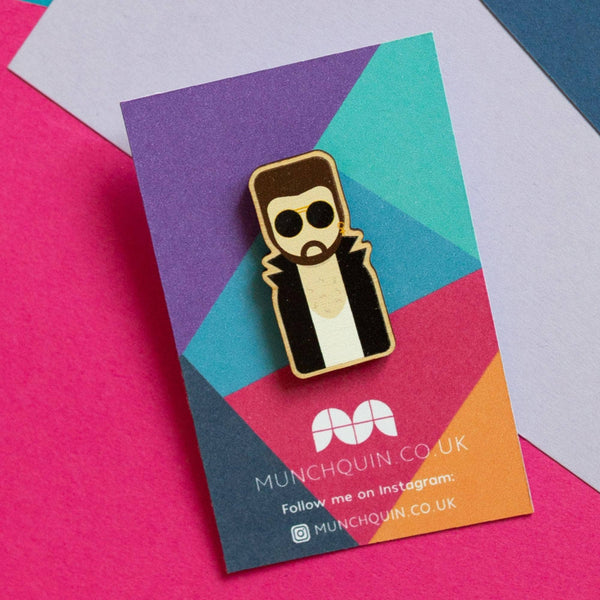 Munchquin - George Michael eco-friendly wooden pin