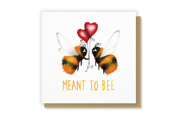Citrus Bunn - Meant to Bee - Funny Pun Greetings Card