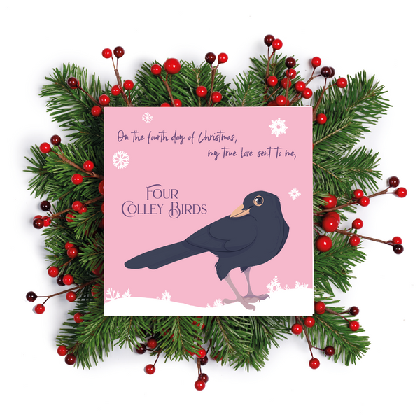 12 Birds of Christmas - Four Colley Birds