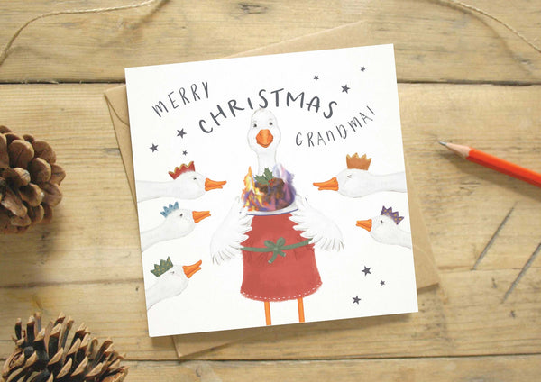 Christmas Card - Grandma goose  - Every Goose