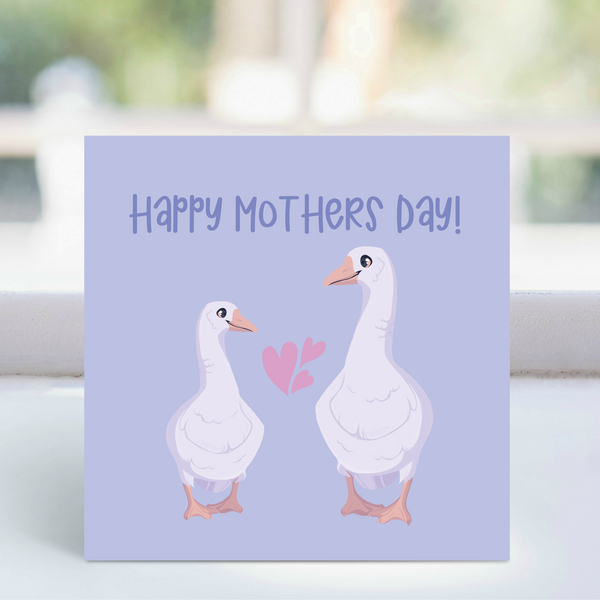 Card - 'Happy Mothers day' - Geese  LGP