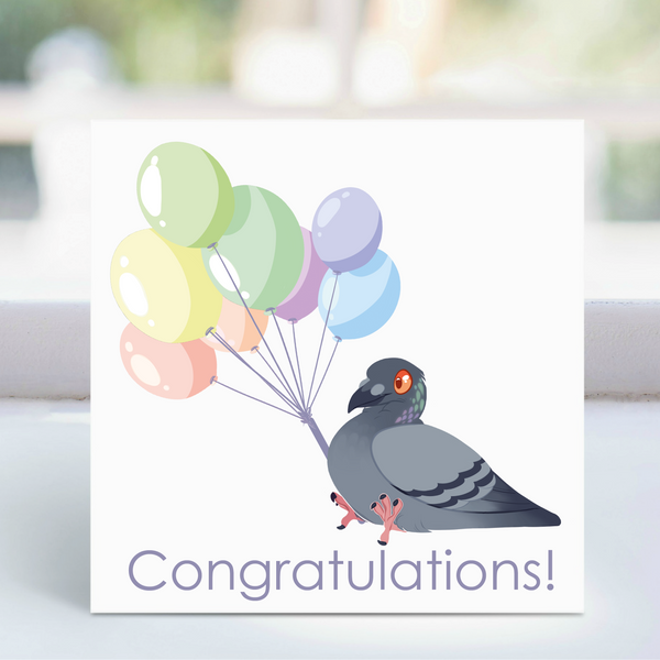 Card - 'Congratulations - Harold with balloons ' - LGP