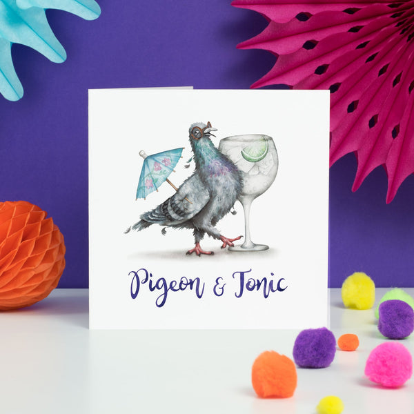 Pigeon and Tonic Card