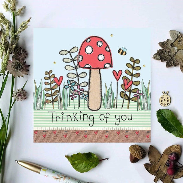 Thinking of you (woodland) - Flossy Teacake card