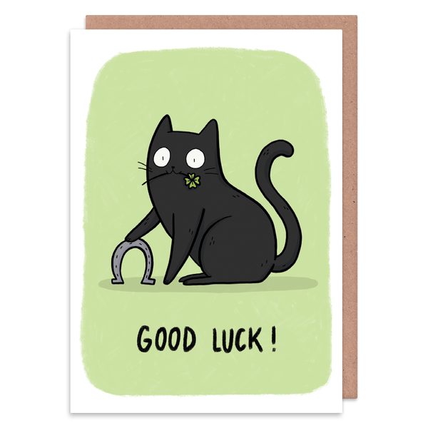Good Luck! cat - Whale and Bird