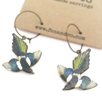 Magpie Earings - Fen and Co
