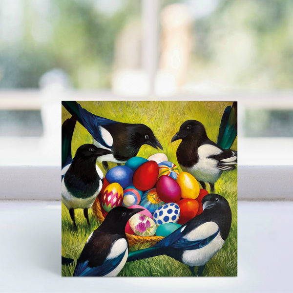 Easter Magpies - Mary Swift Art -   LGP