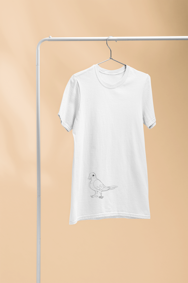 Sketch Pigeon, Friends of the Flock- Adults Tee