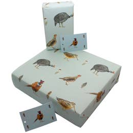 Wrapping Paper - Partridge Birds