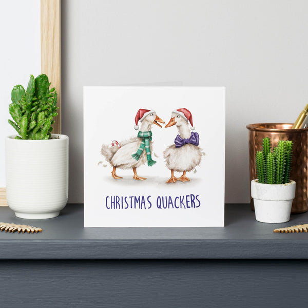 Christmas Quackers - Citrus Bunn Christmas Card